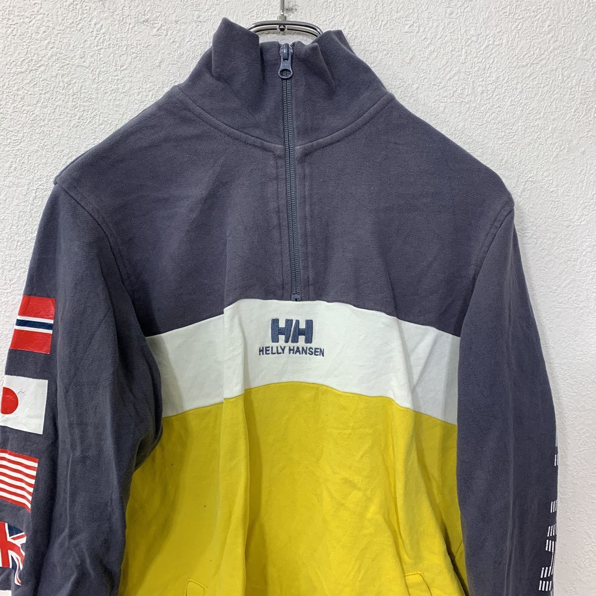 HELLY HANSEN ハーフジップ　ロンT 長袖Tシャツ スウェット　90s