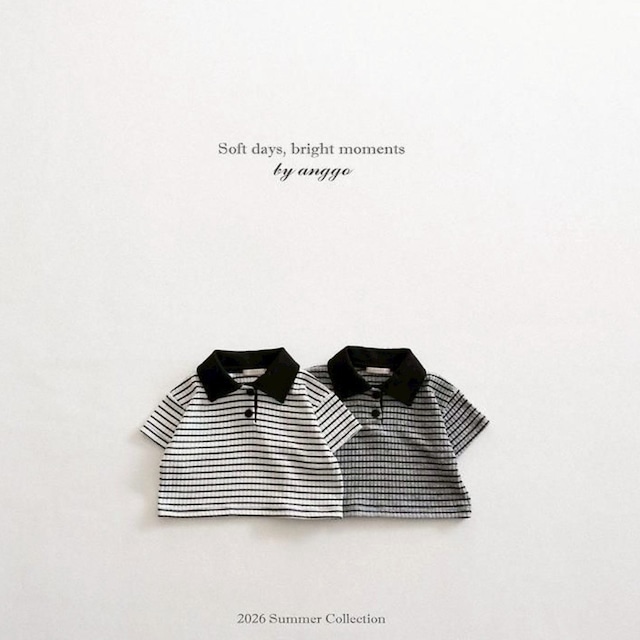 2359 design stripe T / ANGGO