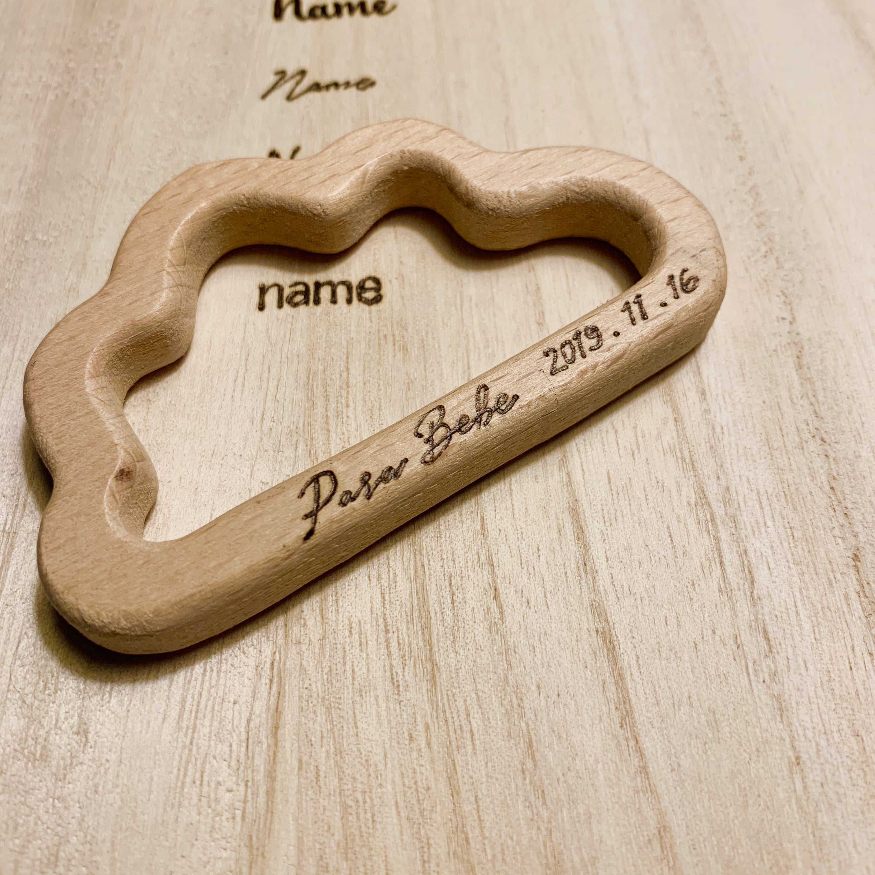 ウッドバーニング♡確認 しょっぱくっ 