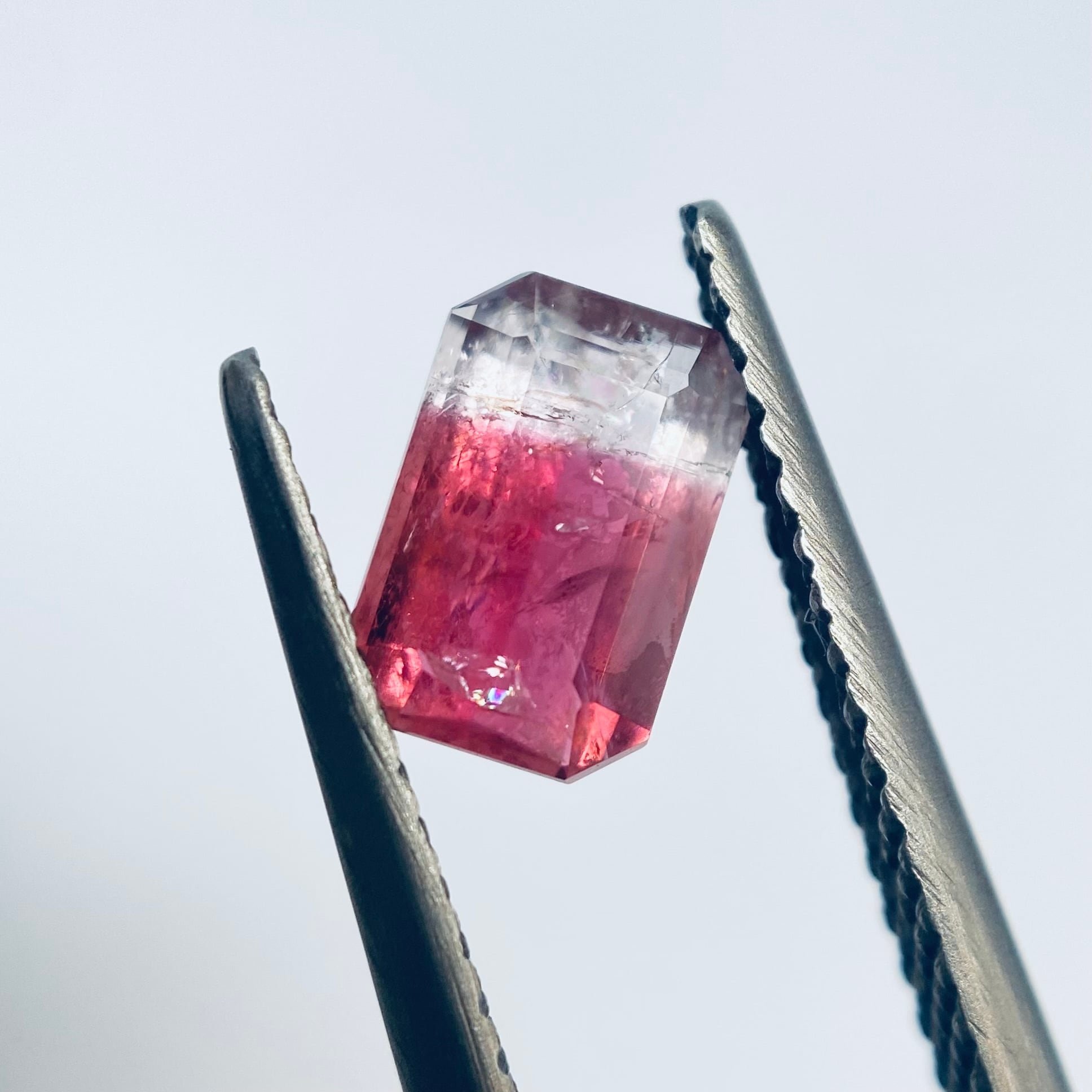 いちごミルクなバイカラートルマリン