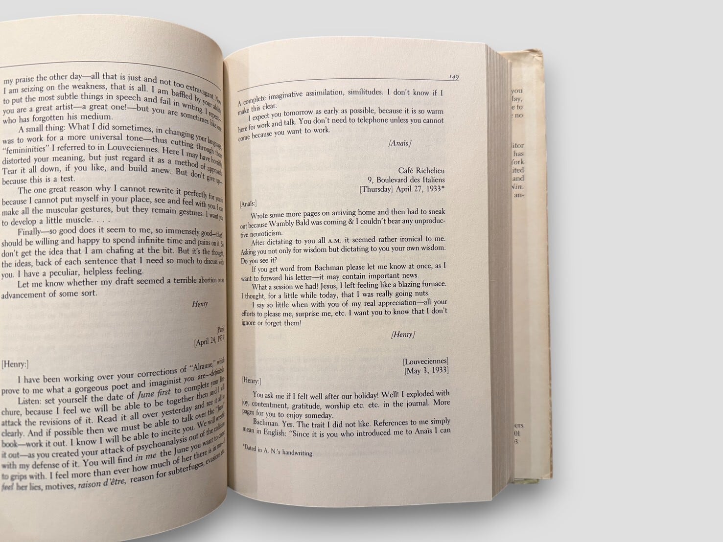 A Literate Passion アナイス・ニン／ヘンリー・ミラー書簡集 A Literate Passion アナイス・ニン／ヘンリー・ミラー書簡集 A