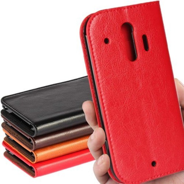 らくらくスマートフォン me F01L ケース doo らくらくスマートフォンme F-01L カバー fujitsu スマホケース 手帳型 カバー 財布 ケース iCoverCase シンプル レトロ 携帯 カードポケット スタンド機能 財布型 手帳型 手作り 加工 牛革 レザー case スマホケース 財布型 携帯カバー カード入れ 耐久性 摩擦耐性 選べる4色 レッド 227