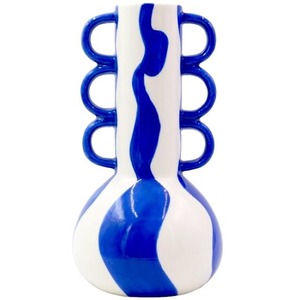 QUE RICO Vase "tomas bold & blue"