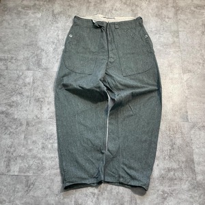 50s スイス軍 実物 前デニムワークパンツ 50 w35