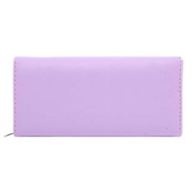 【送料無料】エンボスクラッチdamara womens cute cat embossed multilayer clutch wallet,purple