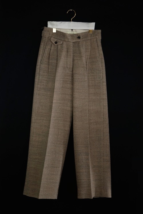 WRYHT - knotted back pleated trouser