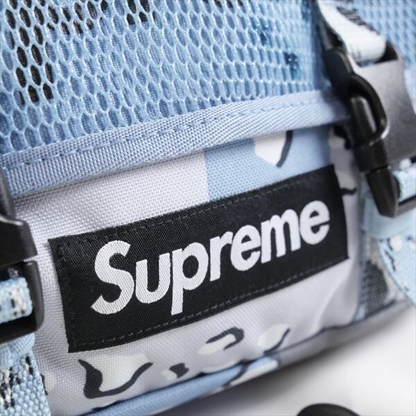 supreme waist bag blue camo 20ss