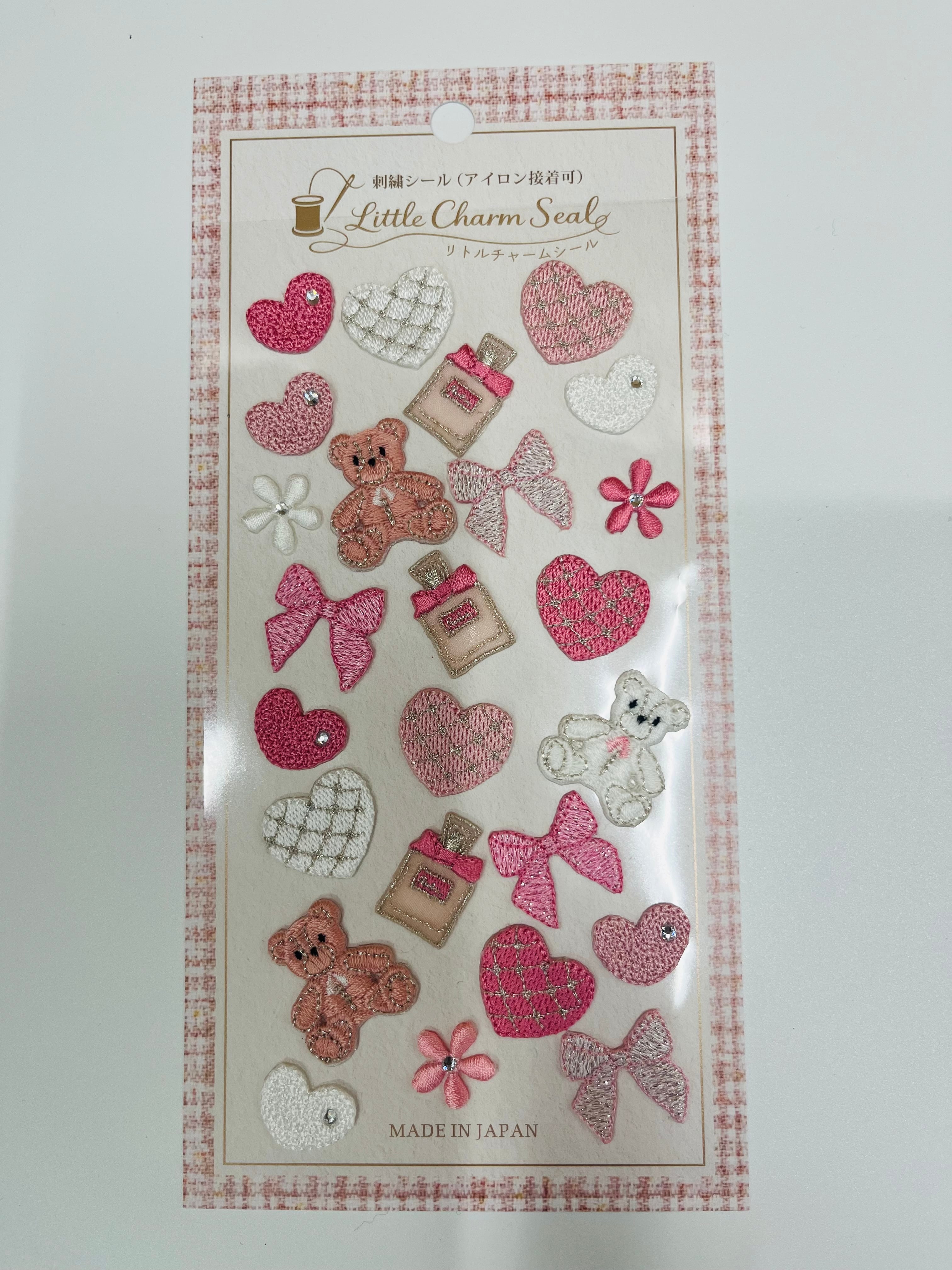 リトルチャームシール　ピンク