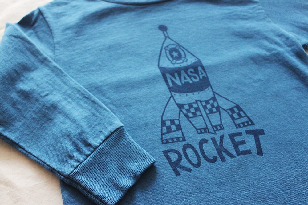 LITMUS本藍染 Kids Long T | diginner online shop