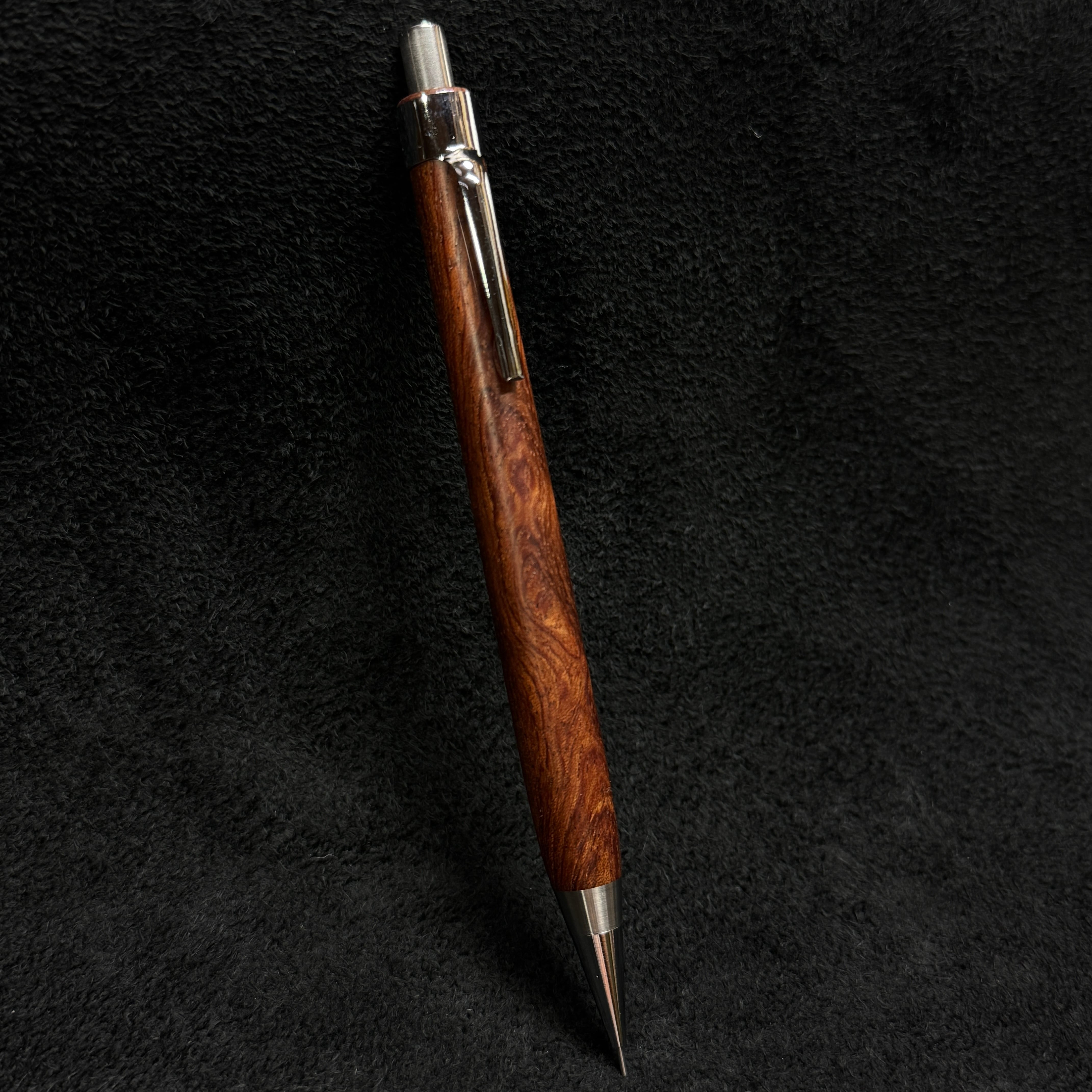 15黒柿木製芯ケース オリジナルキャップ 無塗装 | handwood