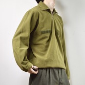 Italian army half zip fleece
