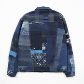 【GJK-M_001】藍染めGジャン JAPANISE INDIGO TRACKING JACKET