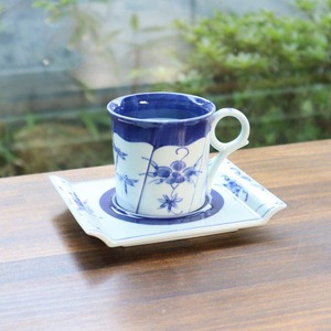 【アウトレット】有田焼　コーヒー碗皿　とんぼ 3-027