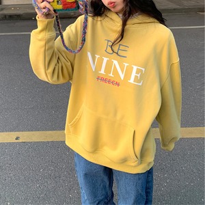 print logo kangaroo pocket hoodie J00177