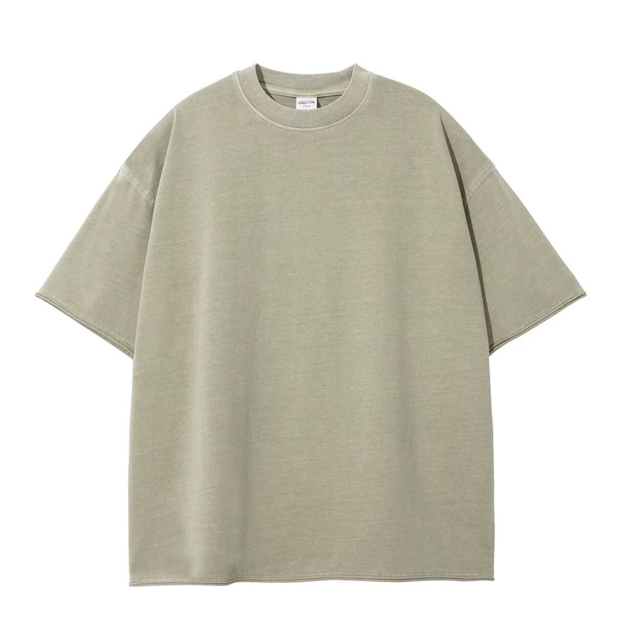 Washable retro tee 5colors 00006