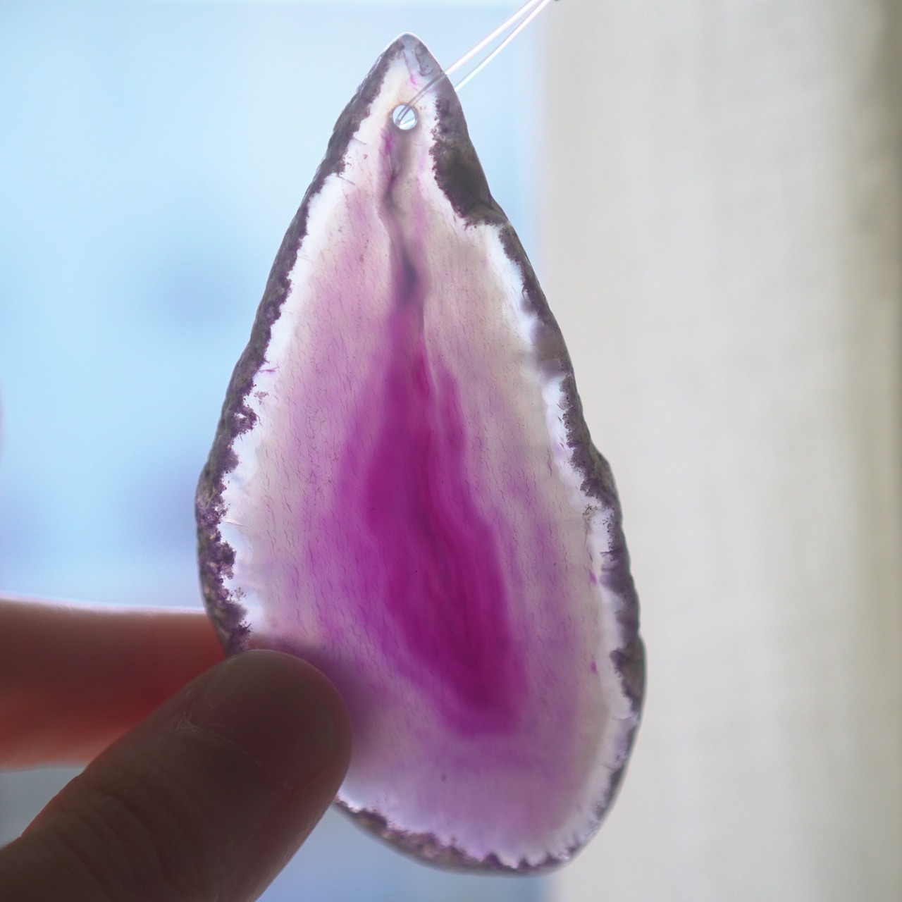 Rainbow Drops 04 - アゲートヒーリングチャイム / Agate Sun Catcher Wind Chime 157