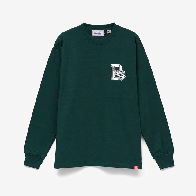 B Logo US Cotton L/S Tee [D.GRN]
