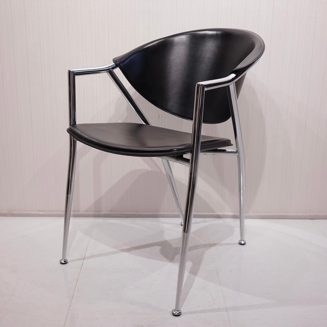 イタリア製 カリガリス チクラディ 本革レザー ダイニングチェア