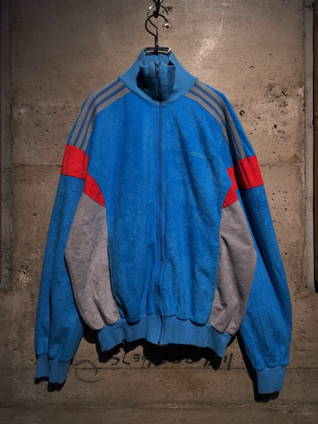 【Caka】"adidas" 70's〜80's French Vintage Rare Fabric Track Jacket