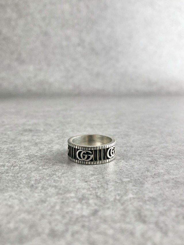GUCCI グッチ 指輪 18号 シルバー ダブルG 925 リング vintage ヴィンテージ オールド hxr6ev