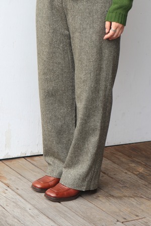 melange wool pants - Euro