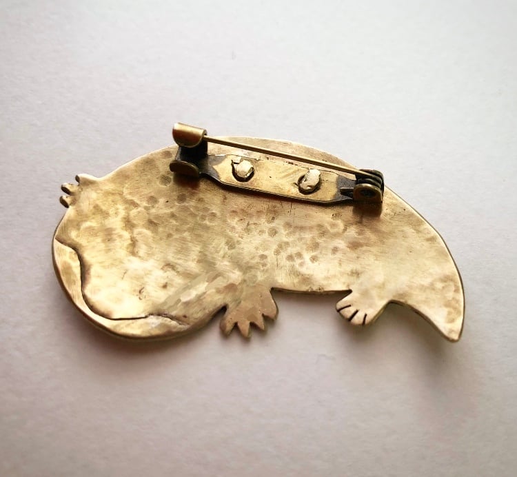 オオサンショウウオのブローチ | 富永大士 ＋ アウラ・ロコ / aura.loco