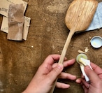 料理用木べらを手作りする 手作りキット SPATULA WHITTLING DIY KIT