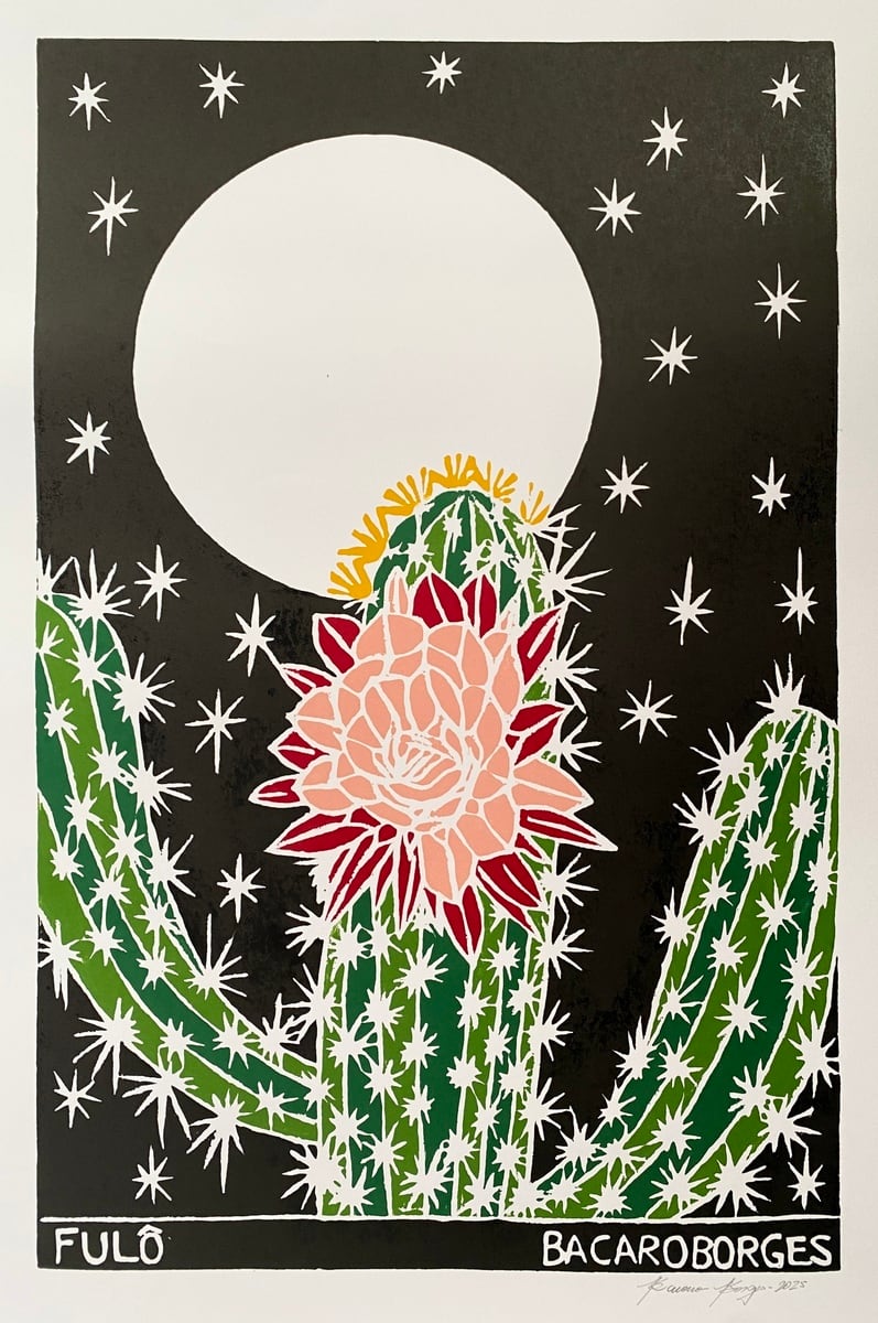 BACARO BORGES バカロ・ボルジェス 木版画 L【FULO】