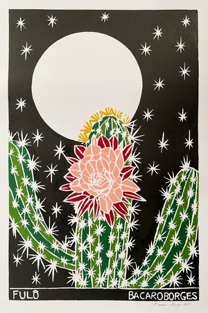 BACARO BORGES バカロ・ボルジェス 木版画 L【FULO】