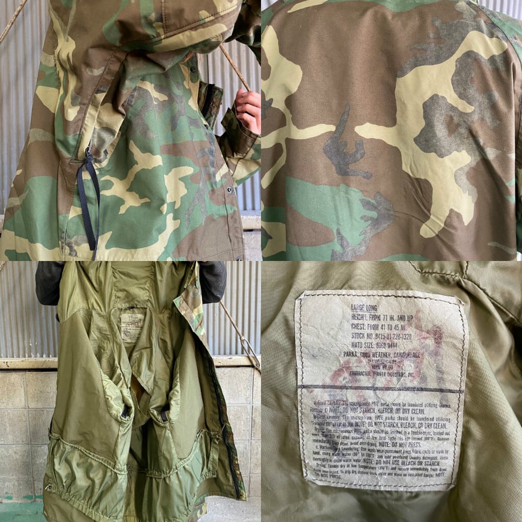 年代 ビンテージ 年納品 U.S.ARMY 米軍実品 ECWCS 1st GEN