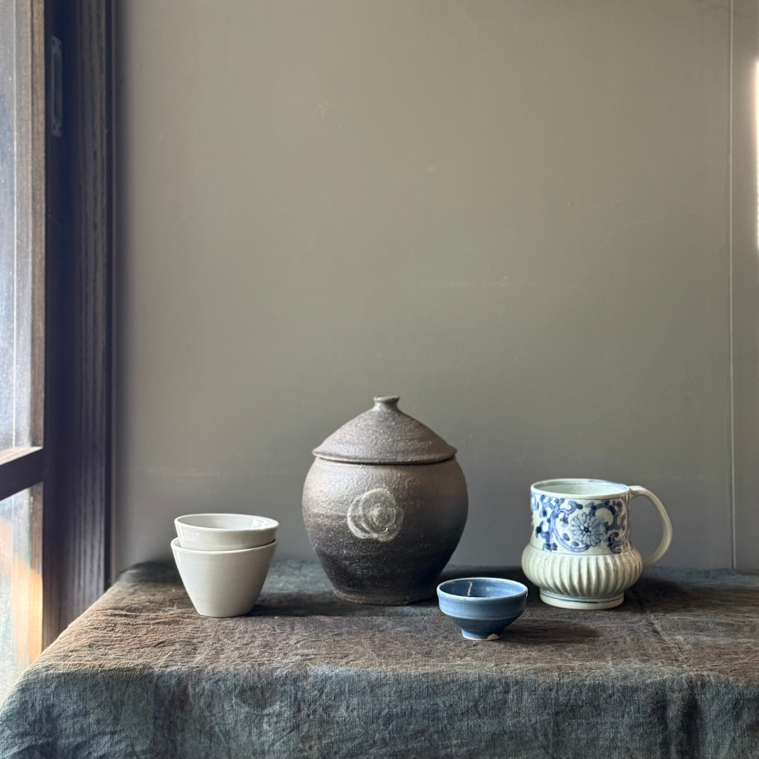 陶経 清水善行 須恵 珈琲壺 | gallery 一白