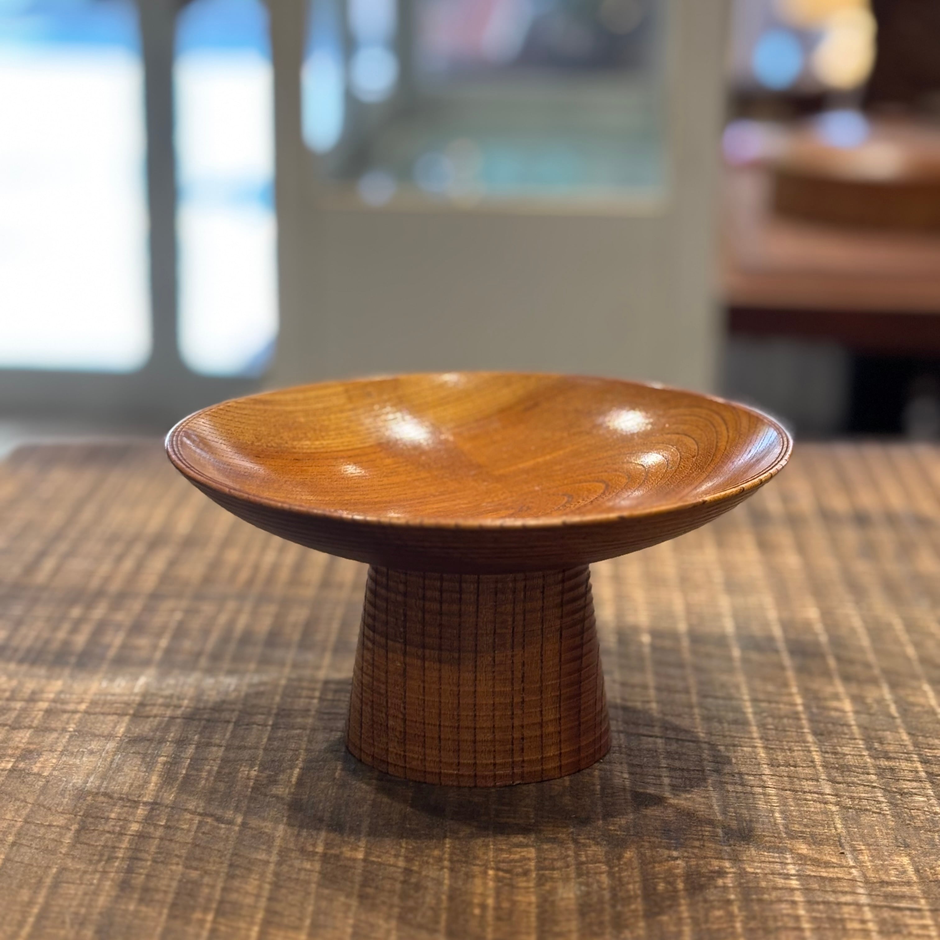 茶道具 高杯 茶道具 菓子器（かしき） 貴人高杯 渦 湖彩