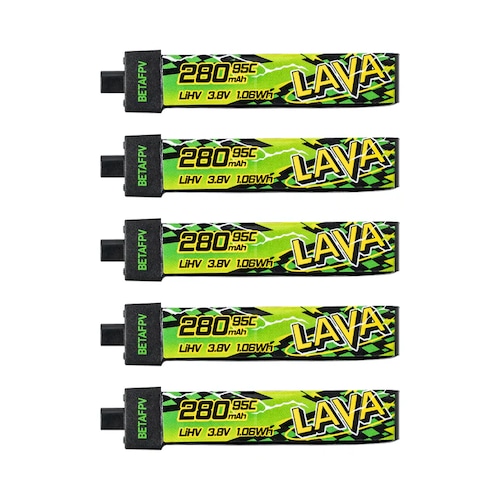 BETAFPV LAVA II 280mAh 1S Battery 5pcs