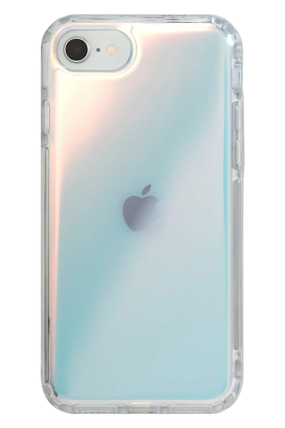 HIGHER iPhone SE(第3世代/第2世代)/8/7 ハイブリッド ケース (オーロラ)【 透明 スマホケース クリアケース 耐衝撃 抗菌 黄ばみにくい 】