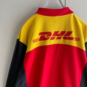 DHL logo work shirt size M 配送C