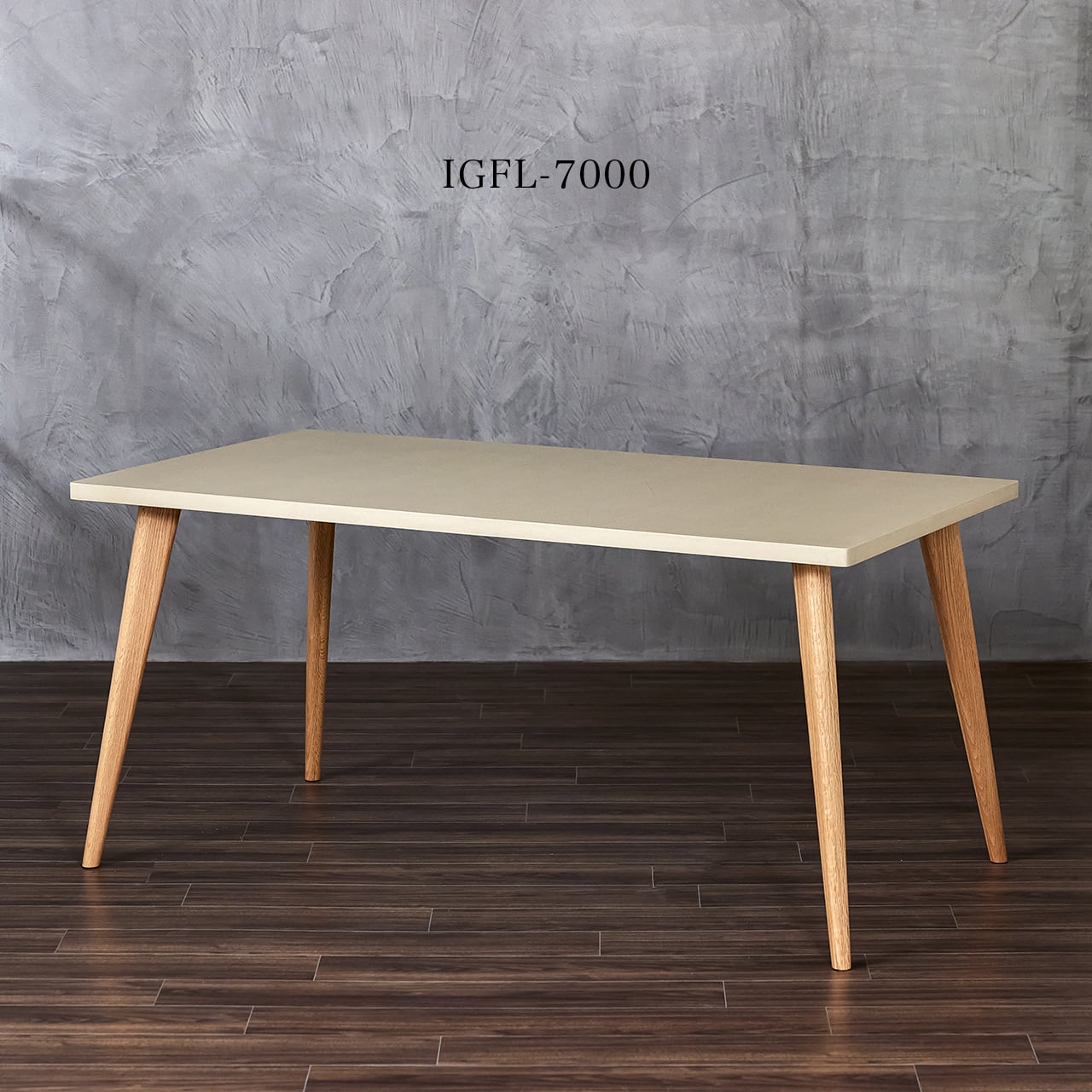 D 33商品 受注製作］OLTREMATERIA ダイニングテーブル（WOODEN LEGS）W1300