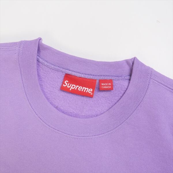 supreme Back Logo Sweater lilac XL