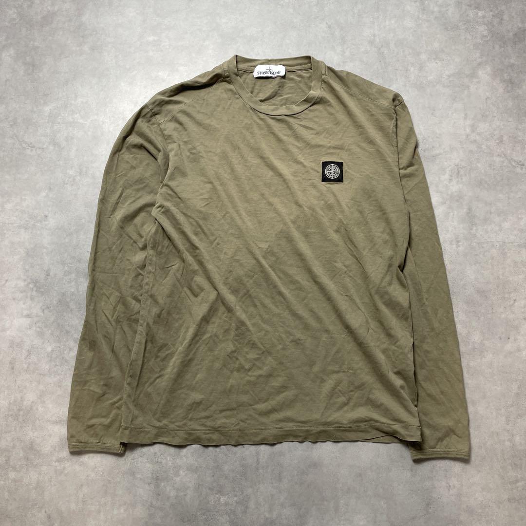 STONE ISLAND ロングスリーブ ロンT ワンポイント XL