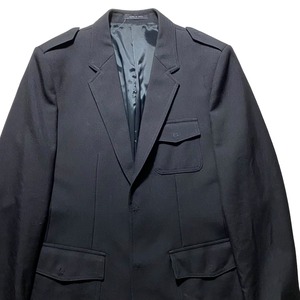 EMPORIO ARMANI black safari tailored jacket
