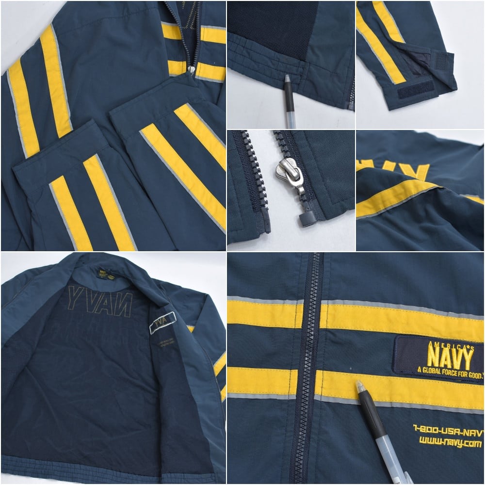 00s～ 民間品 U.S.NAVY アメリカ海軍 リフレクター ライン 切替