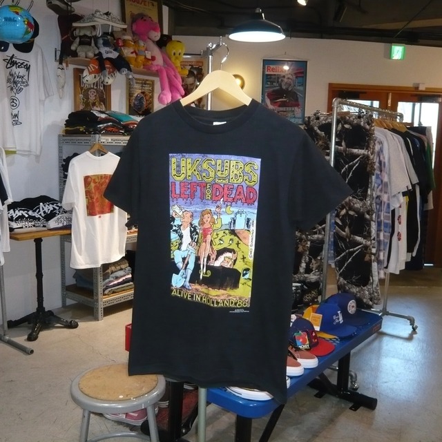 90s UK SUBS Left For Dead Tシャツ PUNK