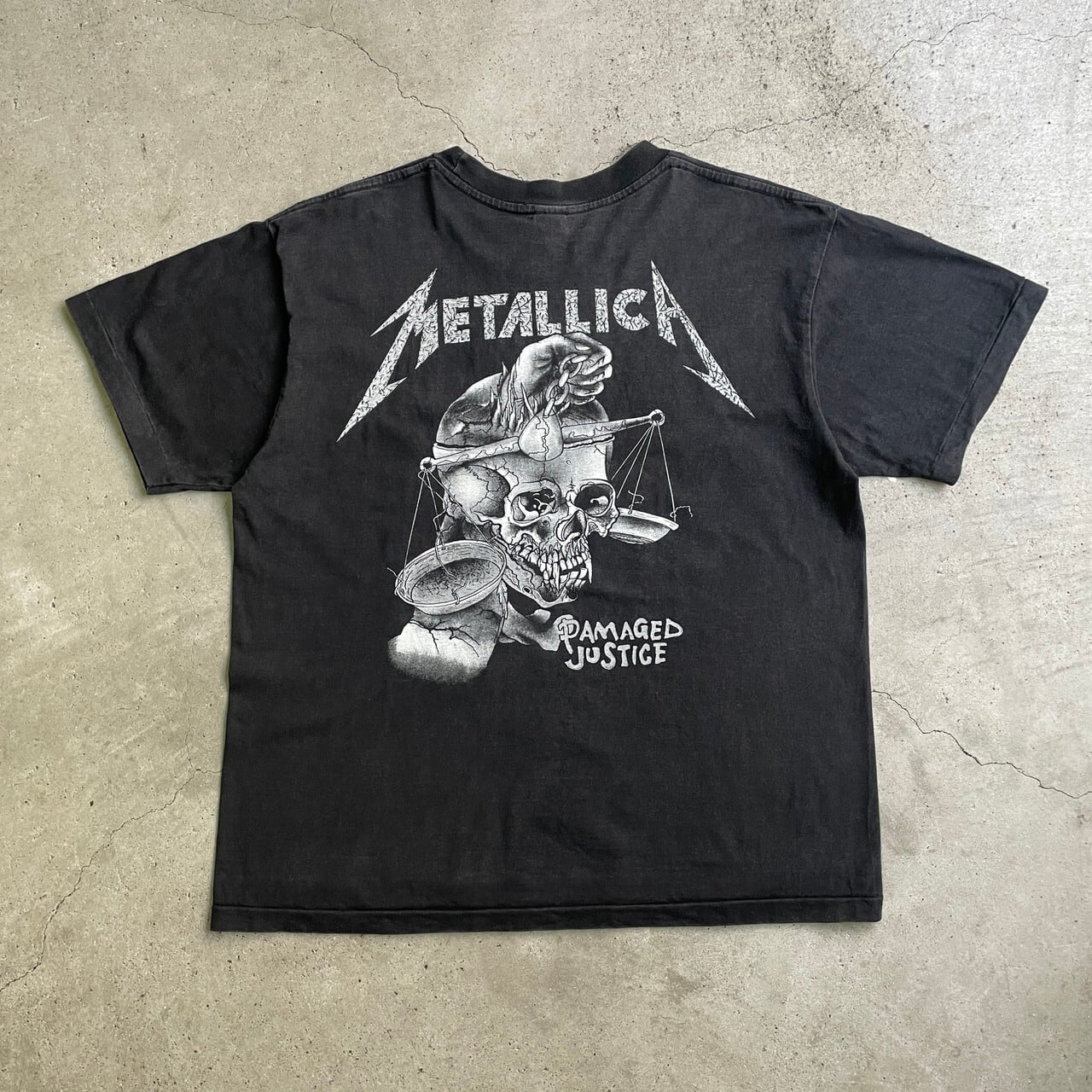 METALLICA メタリカ DAMAGED JUSTICE バンドTシャツ メンズL 古着