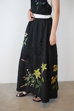 vintage lace skirt cherry