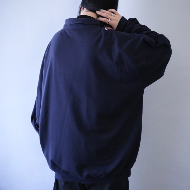 XXXXL super over silhouette sweat pullover shirt