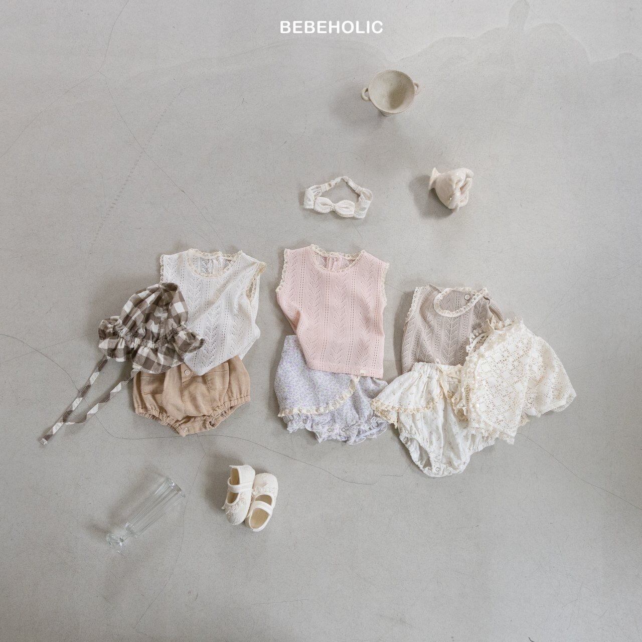 【即納】bebeholic/Jelly knit tank top