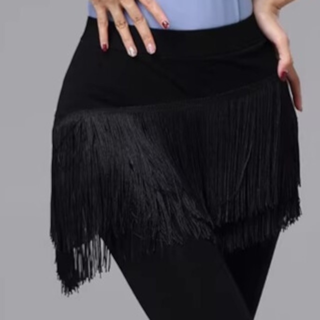 フリンジデザイン レギンス アシンメトリー ミニスカート ds1482