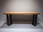 日進木工 THE GRAND TABLE グランドテーブル ダイニングテーブル テーブル 食卓 無垢材 オーク材 ブラック脚 モダン 北欧 ナチュラル
