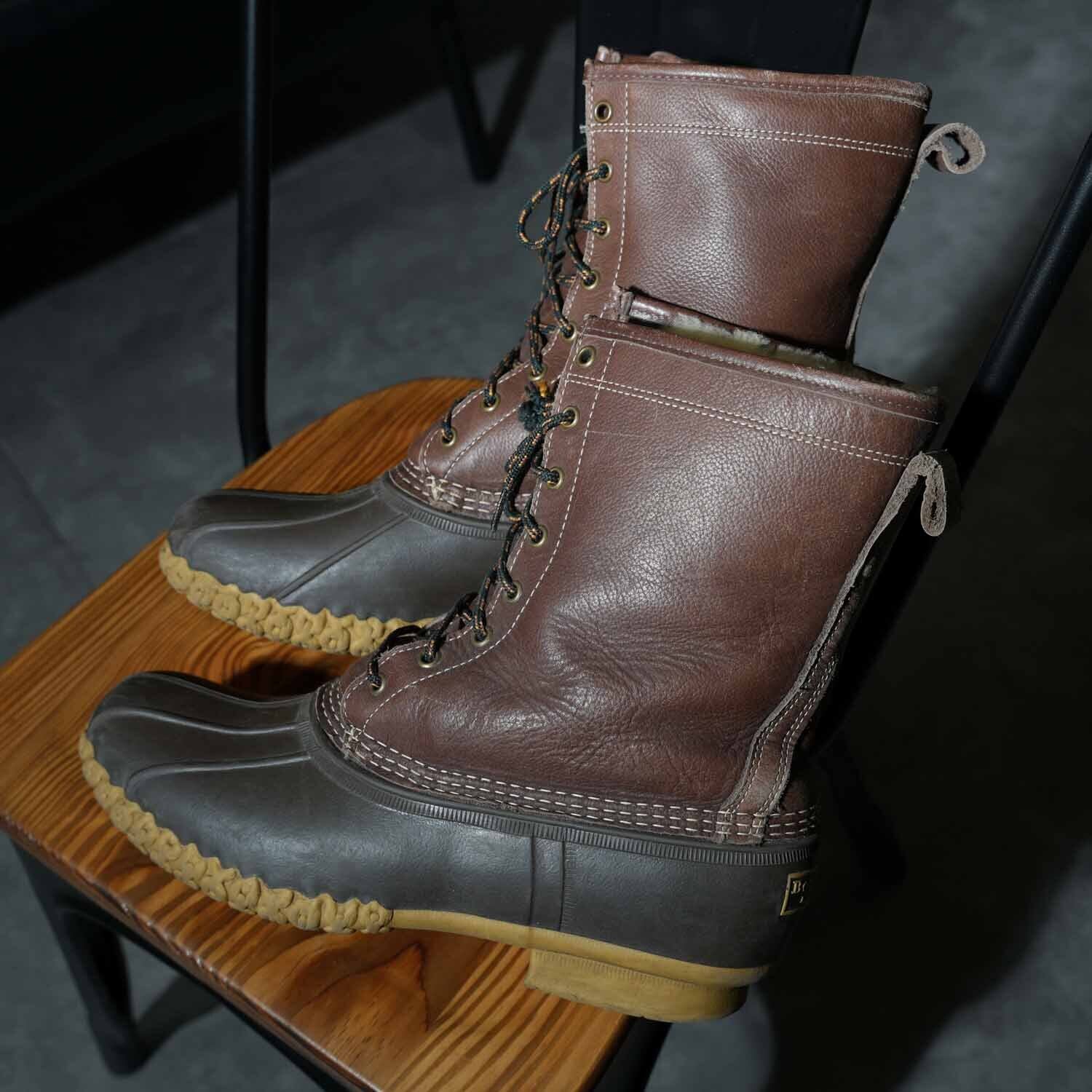 90s L.L.Bean エルエルビーン ビーンブーツ ボアライニング インソール