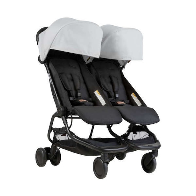 mountain buggy nano duo Silver マウンテンバギー ナノデュオ グレー