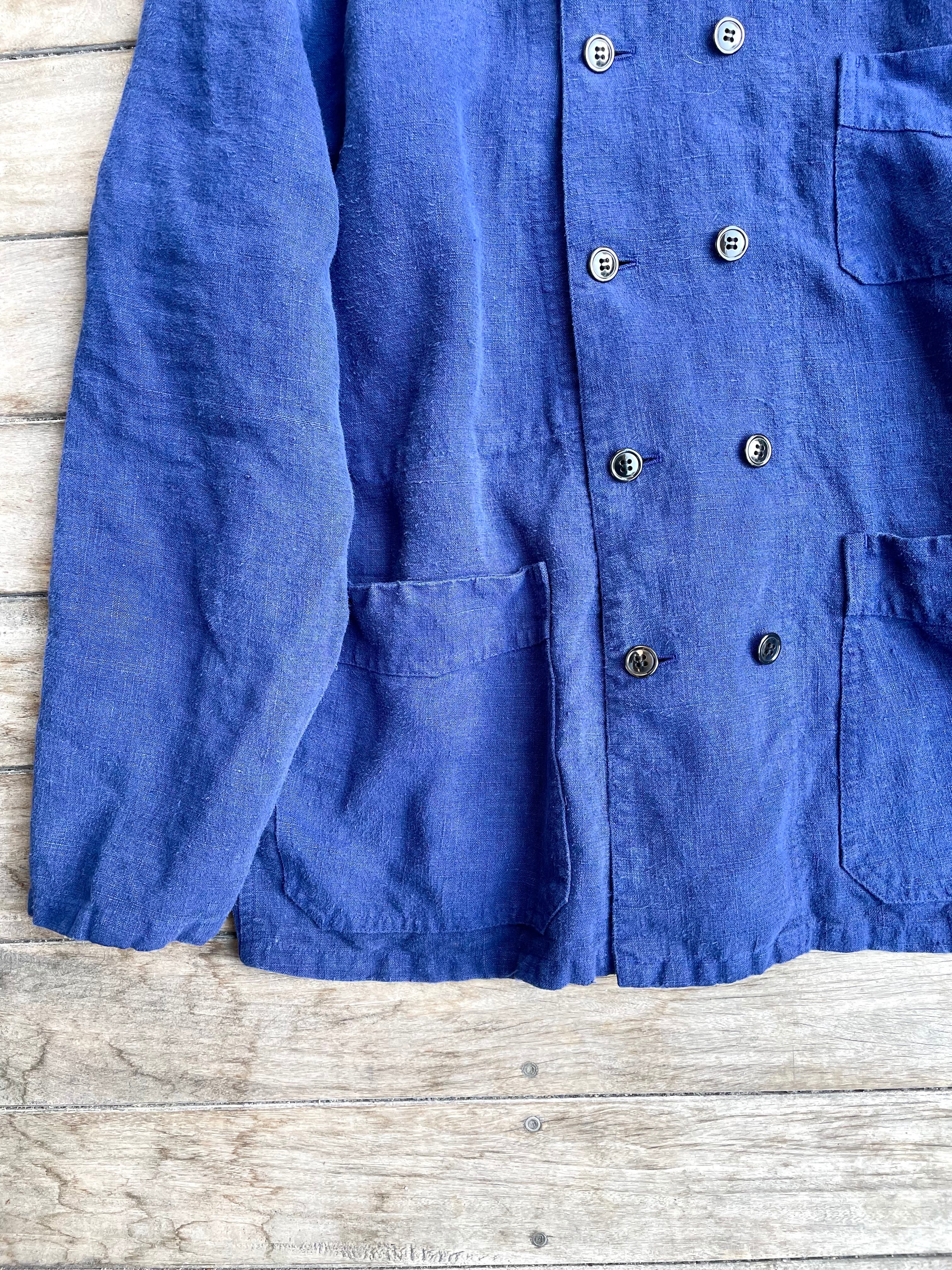 Achuu original antique linen work jacket | 京都古着屋 Achuu